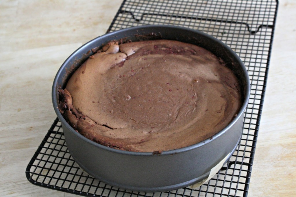 Cheesecake chocolat noir framboises2