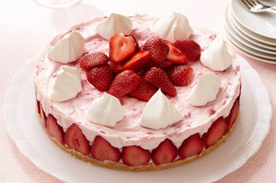 Cheesecake aux fraises sans cuisson2