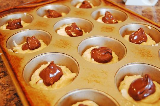 Muffins au coeur Nutella3