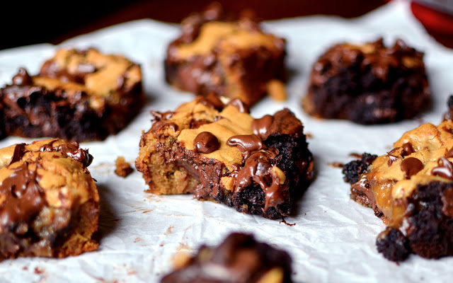 Browkies ; c’est un brownies et un cookies en un seule gâteau2