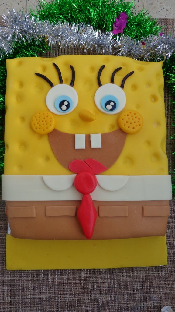 Gâteau d'anniversaire Sponge Bob11