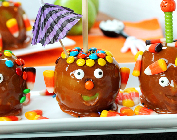 Pommes aux caramel pour les enfants1