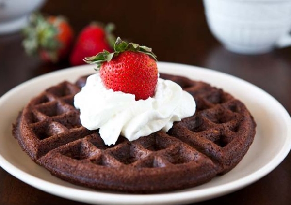 gaufre au chocolat