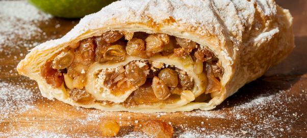 Strudel pommes et raisins1