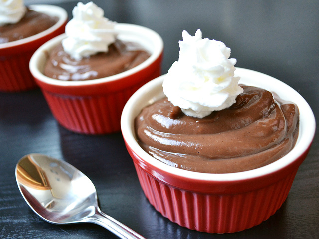 Pouding au chocolat maison